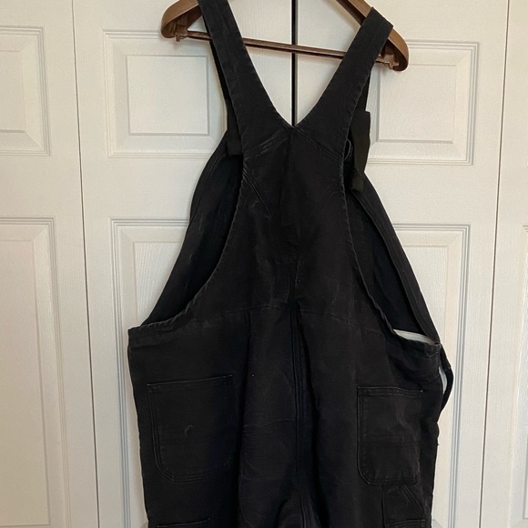 Carhartt FR Flame-Resistant Insulated Bib Overalls Black - Picture 9 of 13
